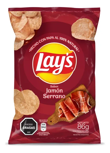 Papas Lays Jamon Serrano 86g
