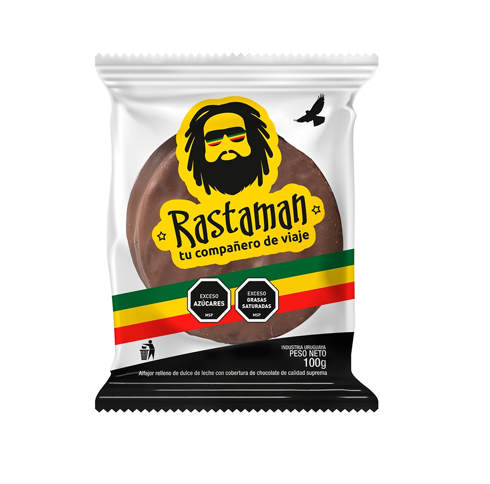 Alfajor Rastaman Negro 
