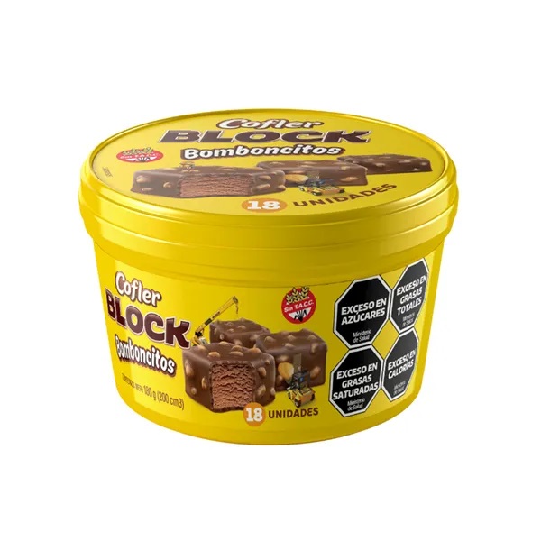 Bomboncitos Helados Cofler Block Arcor x18