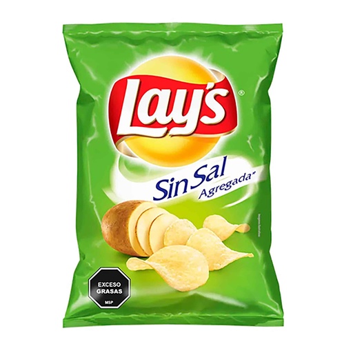 Papas lays sin sal 86g