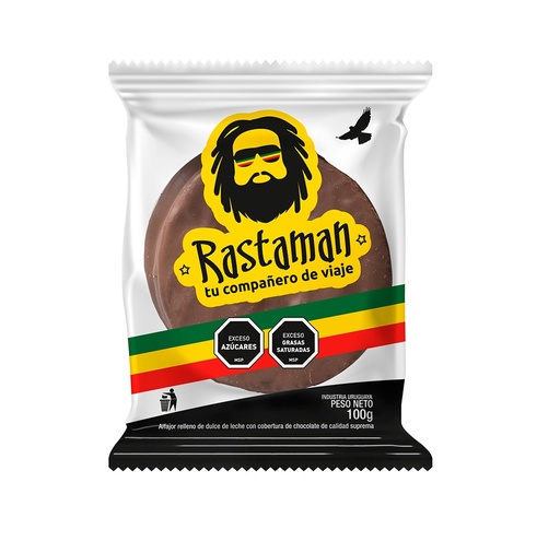 Alfajor Rastaman Negro 