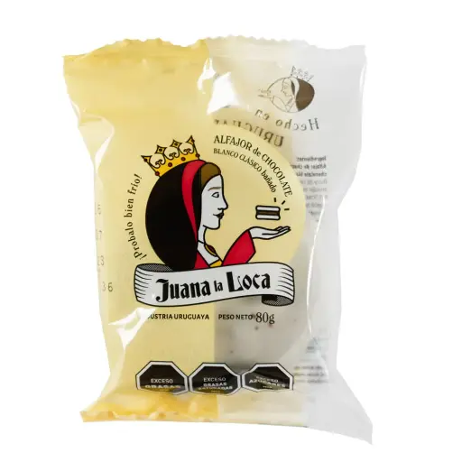 Alfajor Juana La Loca Blanco